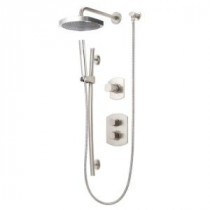 Novello Combination 3 Handshower and Showerhead Combo Kit in Brushed Nickel