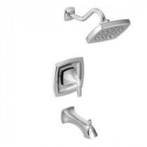 Voss 1-Handle Moentrol Tub and Shower Faucet Trim Kit in Chrome (Valve Sold Separately)