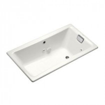Tea-For-Two 5 ft. Whirlpool Tub with Reversible Drain in White