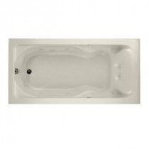 EverClean Cadet 6 ft. Whirlpool Tub with Reversible Drain in Linen