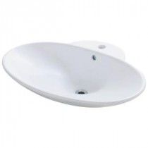 Porcelain Vessel Sink in White