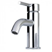 Contemporary Single Hole Single-Handle High-Arc Bathroom Faucet in Chrome