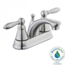2500 Series 4 in. Centerset 2-Handle Bathroom Faucet in Brushed Nickel