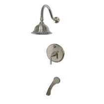 Artistry Pressure Balance Single-Handle 1-Spray Tub and Shower Faucet in Satin Nickel