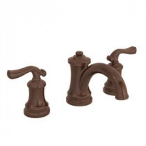 Winslet 8 in. Widespread 2-Handle Mid-Arc Bathroom Faucet in Oil Rubbed Bronze (Valve Not Included)
