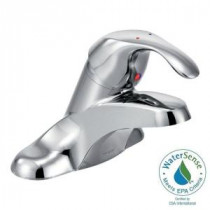 Commercial 4 in. Centerset Single Handle Low-Arc Bathroom Faucet in Chrome