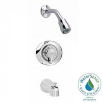 Colony 1-Handle Tub and Shower Faucet Trim Kit in Polished Chrome (Valve Not Included)