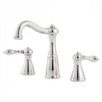 Marielle 8 in. Widespread 2-Handle High-Arc Bathroom Faucet in Polished Chrome