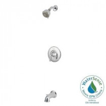Pasadena Single-Handle 3-Spray Tub and Shower Faucet in Polished Chrome
