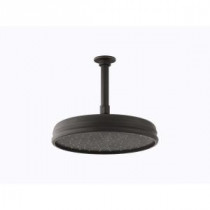 1-Spray 10 in. Traditional Round Rain Showerhead with Katalyst Spray Technology in Oil-Rubbed Bronze