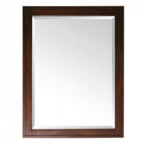 Madison 32 in. L x 24 in. W Freestanding Mirror in Tobacco