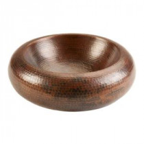 Premium Blooming Hammered Copper Vessel Sink in Oil Rubbed Bronze