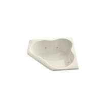 ProFlex 4.5 ft. Whirlpool Tub in Biscuit