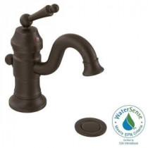 Waterhill Single Hole 1-Handle Low-Arc Lavatory Bathroom Faucet in Oil Rubbed Bronze