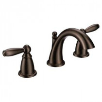 Brantford 8 in. Widespread 2-Handle High-Arc Bathroom Faucet Trim Kit in Oil Rubbed Bronze (Valve Sold Separately)