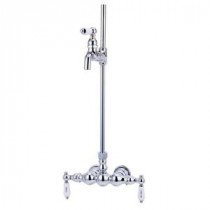 TW19 2-Handle Claw Foot Tub Faucet without Handshower in Satin Nickel