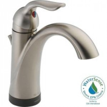 Lahara Single Hole Single-Handle Bathroom Faucet in Stainless with Touch2O.xt Technology