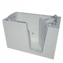 5 ft. Right Drain Walk-In Whirlpool and Air Bath Tub in White