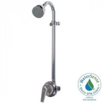 Sentinel Mark II Single Lever Handle Shower Valve Combination with Cross Handle in Polished Chrome