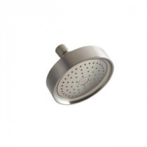 Purist Katalyst 1-Spray 5 1/2 in. Fixed Shower Head in Vibrant Brushed Nickel