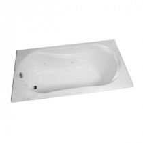 Cocoon 5-1/2 ft. Whirlpool and Air Bath Tub in White