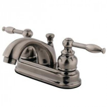 4 in. Centerset 2-Handle Bathroom Faucet in Vintage Nickel