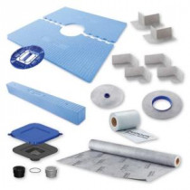 48 in. x 48 in. Shower Kit with Center Drain