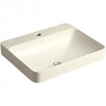 Vox Rectangle Above-Counter Vessel Sink in Almond