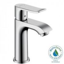 Metris E 100 Single Hole 1-Handle Low-Arc Bathroom Faucet in Chrome