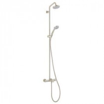 Croma 4-Spray Handshower and Showerhead Combo Kit in Brushed Nickel