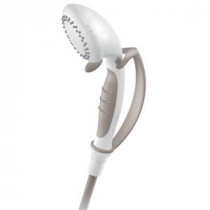 Pause Control Hand Held Shower in White