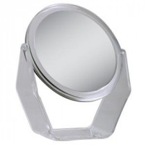 8.5 in. x 7.25 in. 1X/7X Magnification Vanity Mirror in Acrylic