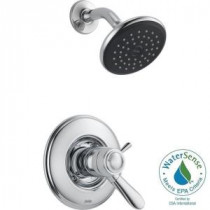 Lahara TempAssure 17T Series 1-Handle Shower Faucet Trim Kit Only in Chrome (Valve Not Included)