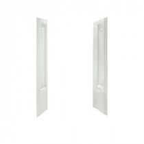Advantage 39-3/8 in. x 40-5/8 in. x 65-1/4 in. 2-piece Direct-to-Stud Shower End Wall Set in White