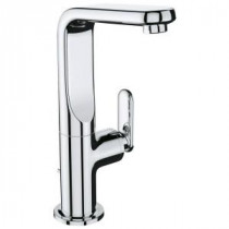 Varies Single Hole Single Handle High-Arc Bathroom Faucet in StarLight Chrome