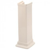 English Turn Pedestal Only in Bisque