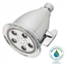 Hotel 3-Spray 4.15 in. Multi-Function Low-Flow Massage Showerhead in Polished Chrome