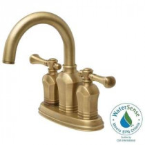 Verdanza 4 in. 2-Handle Bathroom Faucet in Antique Brass