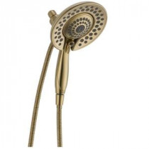 In2ition Two-in-One 5-Spray Hand Shower/Shower Head in Champagne Bronze
