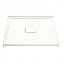 Archer 48 in. x 36 in. Single Threshold Shower Receptor with Removable Cover in White