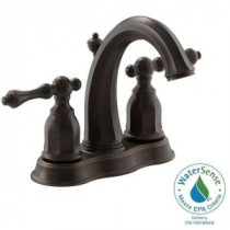 Kelston 4 in. 2-Handle Low-Arc Bathroom Faucet in Oil-Rubbed Bronze