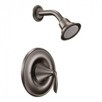Eva 1-Handle Posi-Temp Shower Faucet Trim Kit in Oil Rubbed Bronze (Valve Sold Separately)