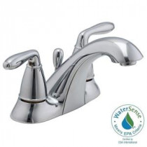 Serrano 4 in. Centerset 2-Handle Bathroom Faucet in Polished Chrome