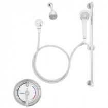 Sentinel Mark II Regency 1-Handle 1-Spray Shower Faucet with Hand Shower and Pressure Balance Valve in Polished Chrome