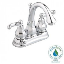Dazzle 4 in. Centerset 2-Handle Bathroom Faucet in Polished Chrome with Metal Speed Connect Pop-Up Drain