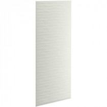 Choreograph 0.3125 in. x 32 in. x 96 in. 1-Piece Shower Wall Panel in Dune with Brick Texture for 96 in. Showers