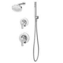 Museo 2-Spray Hand Shower and Shower Head Combo Kit in Chrome