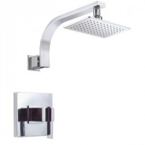 Sirius Single-Handle Pressure Balance Shower Faucet Trim Kit in Chrome (Valve Not Included)