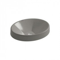 Inscribe Wading Pool Drop-in Bathroom Sink in Cashmere