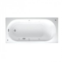 Stratford 5.5 ft. x 32 in. Reversible Drain Americast EverClean Whrilpool in Arctic White